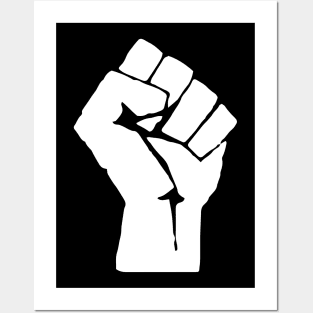 RAISED FIST - BLM Posters and Art